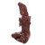 Wood sculpture, 'Praying Bridegroom' - Hand-Carved Suar Wood Praying Balinese Groom Sculpture (image 2e) thumbail