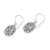 Gold-accented blue topaz dangle earrings, 'Jungle Diamonds' - Sterling Silver Blue Topaz Dangle Earrings with Gold Accents (image 2d) thumbail