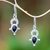 Onyx dangle earrings, 'Glorious Night' - Black Onyx and Sterling Silver Balinese Dangle Earrings thumbail