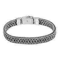 Sterling silver chain bracelet,