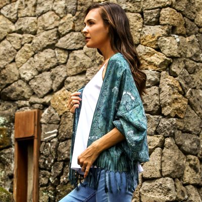 Rayon scarf, Daydreaming at Dusk
