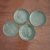 Ceramic dinner plates, 'Banana Vibes' (set of 4) - Ceramic Banana Leaf Dinner Plates (Set of 4) from Bali (image 2c) thumbail