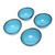 Ceramic bowls, 'Blue Antiquity' (set of 4) - Round Blue Ceramic Bowls from Indonesia (Set of 4) (image 2d) thumbail