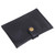 Leather passport wallet, 'Gringsing Getaway in Black' - Fair Trade Handcrafted Black Leather Passport Holder (image 2d) thumbail