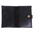 Leather passport wallet, 'Gringsing Getaway in Black' - Fair Trade Handcrafted Black Leather Passport Holder (image 2f) thumbail