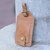 Leather luggage tag, 'Bali Cepuk in Brown' - Brown Leather Luggage Tag Crafted in Bali (image 2c) thumbail