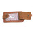 Leather luggage tag, 'Bali Cepuk in Brown' - Brown Leather Luggage Tag Crafted in Bali (image 2e) thumbail