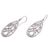 Sterling silver dangle earrings, 'Bamboo Tiles' - Sterling Silver Bamboo Stalks and Leaves Dangle Earrings (image 2b) thumbail