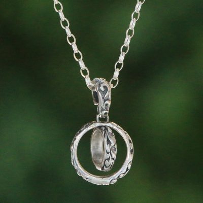Sterling silver pendant necklace, One Soul
