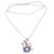 Cultured pearl pendant necklace, 'Blue Panther Orb' - Blue Cultured Pearl Pendant Necklace from Bali (image 2e) thumbail