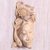 Wood relief panel, 'Cendrawasih Lady' - Hibiscus Wood Relief Panel of a Cendrawasih Lady from Bali (image 2b) thumbail