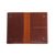 Leather passport wallet, 'Journey Mate in Brown' - Medium Brown Leather Snap Closure Bi-Fold Passport Wallet (image 2d) thumbail