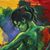 'Disappear' - Signed Expressionist Artistic Nude Painting from Bali (image 2b) thumbail
