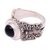 Onyx cocktail ring, 'Butterfly Caress' - Butterfly Motif Onyx Cocktail Ring from Bali (image 2d) thumbail