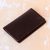 Leather passport wallet, 'Journey Mate in Dark Brown' - Dark Brown Leather Snap Closure Bi-Fold Passport Wallet thumbail