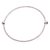 Amethyst and quartz bangle bracelet, 'Minimalist Bliss' - Hammered Sterling Silver Amethyst and Quartz Bangle Bracelet (image 2e) thumbail