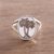Sterling silver signet ring, 'Paradise Island' - Sterling Silver Palm Tree Signet Ring from Bali (image 2b) thumbail