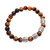 Tiger's eye beaded stretch bracelet, 'Batur Heritage' - Tiger's Eye and Sterling Silver Beaded Stretch Bracelet (image 2c) thumbail