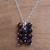 Tiger's eye pendant necklace, 'Elegant Wine' - Tiger's Eye Cluster Pendant Necklace from Bali (image 2b) thumbail