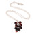 Tiger's eye pendant necklace, 'Elegant Wine' - Tiger's Eye Cluster Pendant Necklace from Bali (image 2d) thumbail