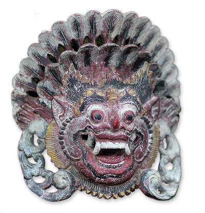 Handmade Indonesian Cultural Wood Mask
