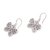 Sterling silver dangle earrings, 'Curling Wings' - Openwork Sterling Silver Butterfly Dangle Earrings from Bali (image 2d) thumbail