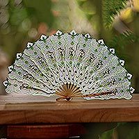 Leather fan,