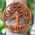 Wood relief panel, 'Sweet Grapes' - Grape Vine Suar Wood Relief Panel from Bali thumbail