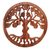 Wood relief panel, 'Frangipani Petals' - Suar Wood Frangipani Tree Relief Panel from Bali (image 2a) thumbail