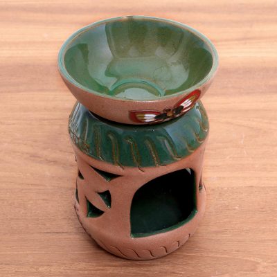 Ceramic oil warmer, Aromatic Garden