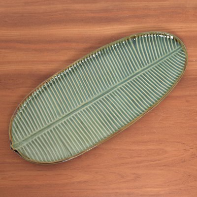Ceramic platter, Banana Vibes