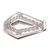 Sterling silver money clip, 'Swirling Path' - Artisan Crafted Sterling Silver Swirl Money Clip from Bali (image 2c) thumbail