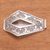 Sterling silver money clip, 'Serene Swirls' - Artisan Crafted Sterling Silver Floral Money Clip from Bali (image 2b) thumbail