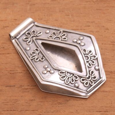 Sterling silver money clip, Daisy Explosion