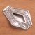 Sterling silver money clip, 'Daisy Explosion' - Artisan Crafted Sterling Silver Daisy Floral Money Clip thumbail