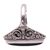 Onyx cocktail ring, 'Quiet Night' - Sterling Silver Ornate Oblong Black Onyx Cocktail Ring (image 2e) thumbail
