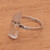 Quartz cocktail ring, 'Crystal Prism' - Sterling Silver Clear Quartz Crystal Cocktail Necklace thumbail