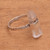 Quartz cocktail ring, 'Crystal Prism' - Sterling Silver Clear Quartz Crystal Cocktail Necklace (image 2c) thumbail