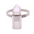 Quartz cocktail ring, 'Crystal Prism' - Sterling Silver Clear Quartz Crystal Cocktail Necklace (image 2d) thumbail