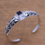 Amethyst cuff bracelet, 'Rectangle Majesty' - Faceted Amethyst Cuff Bracelet from Bali thumbail