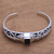 Amethyst cuff bracelet, 'Rectangle Majesty' - Faceted Amethyst Cuff Bracelet from Bali (image 2b) thumbail