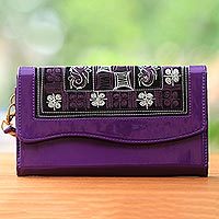 Cotton accent clutch,