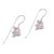 Cultured pearl drop earrings, 'Orchid Dew' - Cultured Pearl Sterling Silver Drop Earrings from Bali (image 2d) thumbail