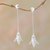 Sterling silver filigree dangle earrings, 'Rocket Blast' - Handcrafted Sterling Silver Filigree Rocket Dangle Earrings thumbail
