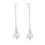 Sterling silver filigree dangle earrings, 'Rocket Blast' - Handcrafted Sterling Silver Filigree Rocket Dangle Earrings (image 2a) thumbail