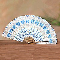 Leather fan,