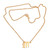 Gold plated sterling silver pendant necklace, 'Golden Virgo' - 18k Gold Plated Sterling Silver Virgo Pendant Necklace (image 2a) thumbail