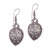 Sterling silver dangle earrings, 'Bali Tides' - Swirl Motif Sterling Silver Dangle Earrings Crafted in Bali (image 2a) thumbail