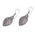 Sterling silver dangle earrings, 'Bali Tides' - Swirl Motif Sterling Silver Dangle Earrings Crafted in Bali (image 2d) thumbail
