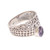 Amethyst cocktail ring, 'Temple Stones' - Circle Motif Amethyst Cocktail Ring from Bali (image 2e) thumbail